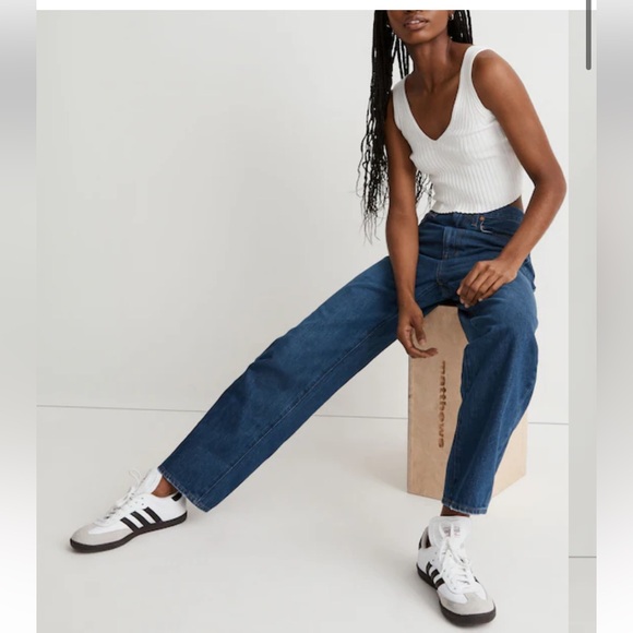Madewell Women's Baggy Straight Jeans - Picture 2 of 6
